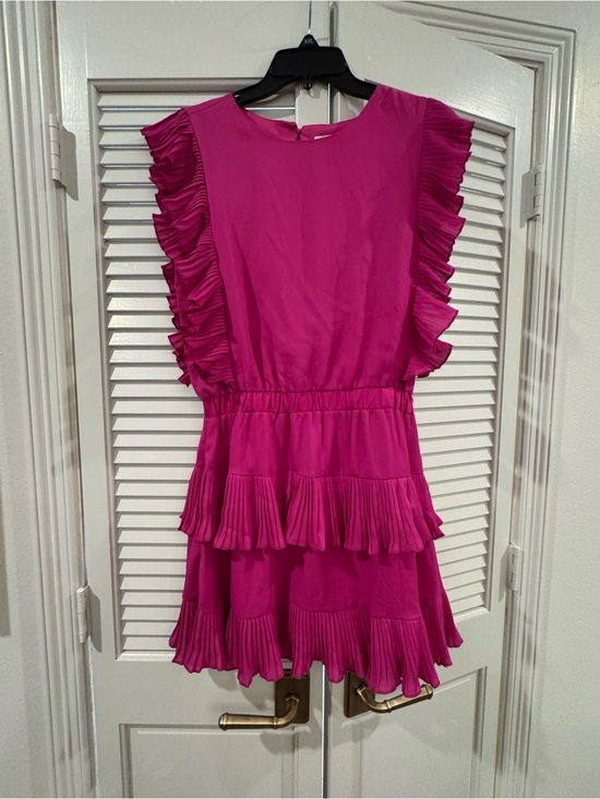 TCEC Dresses & Skirts - TCEC Hot Pink Ruffle Tiered Dress